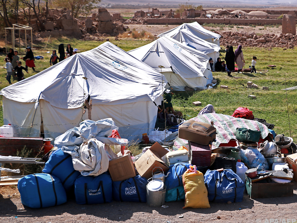 Zelte in der Provinz Herat