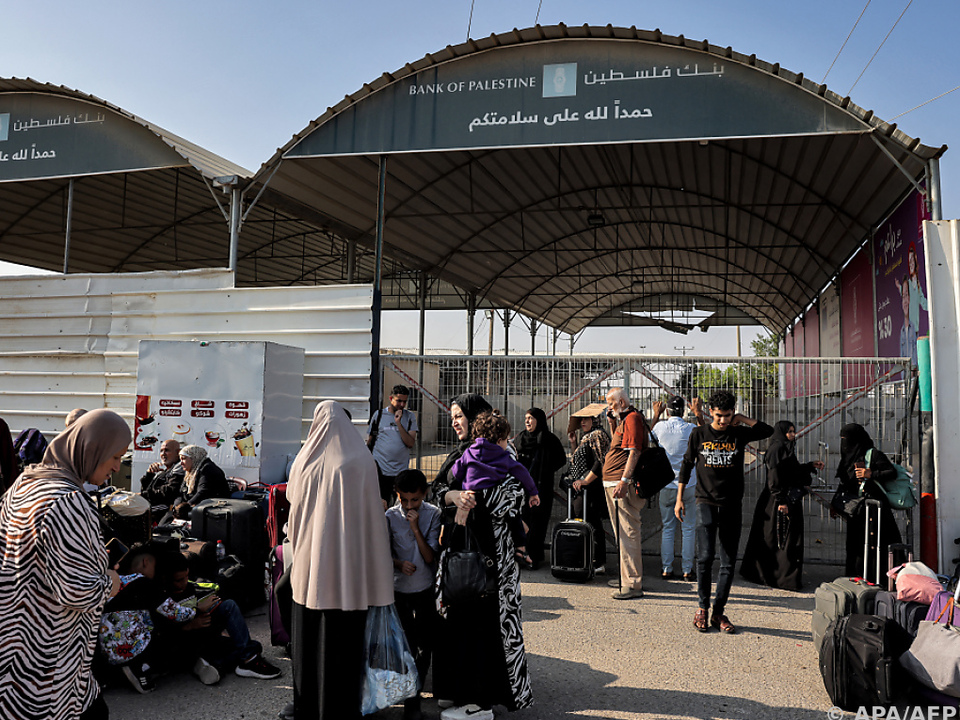 Immer mehr Ausländer dürfen Gazastreifen verlassen