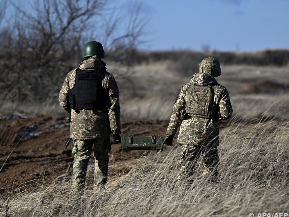 Ukrainische Abwehr im Einsatz in Donezk
