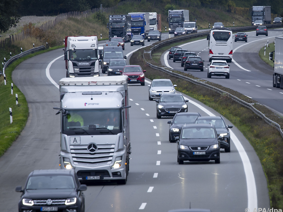 Autobahnverkehr in Deutschland