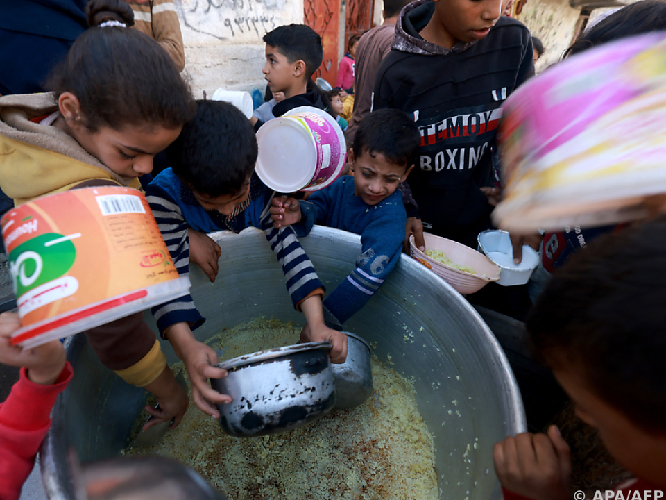 Die Bevölkerung im Gaza leidet Hunger