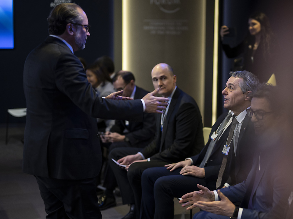 Alexander Schallenberg beim WEF in Davos