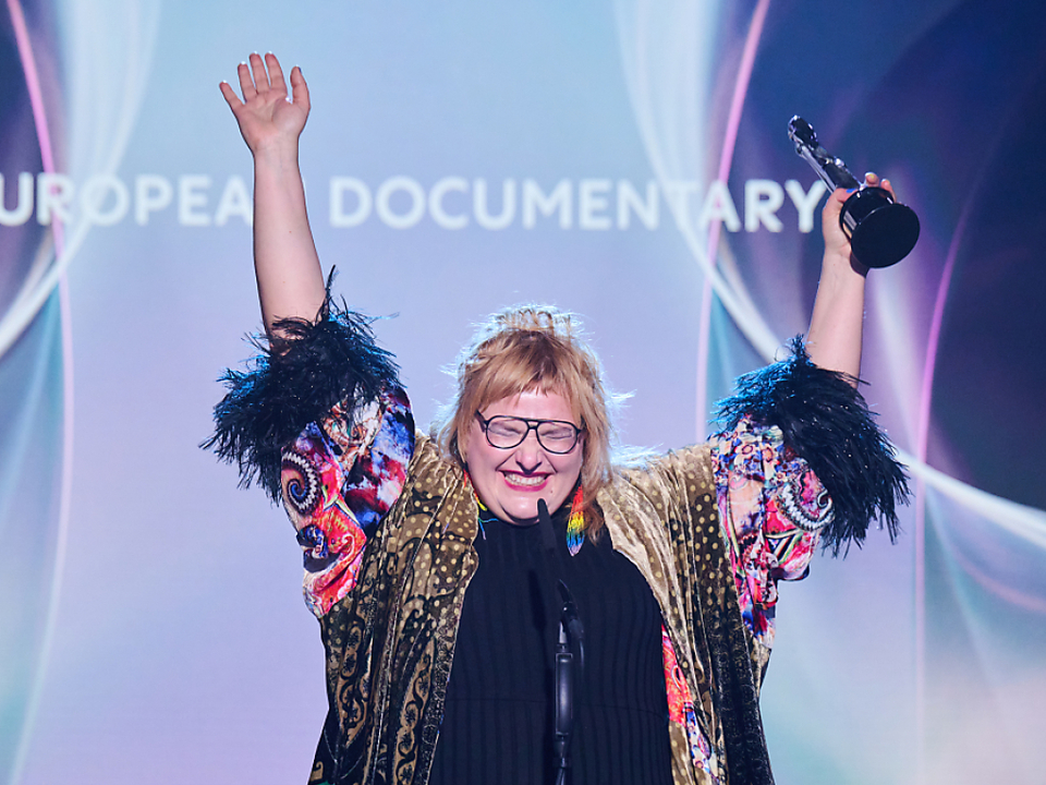 Anna Hints freut sich im Dezember über den Europäischen Filmpreis