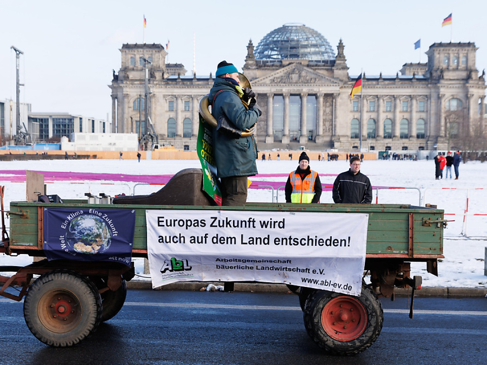 Die deutschen Bauernproteste gehen auch nächste Woche weiter