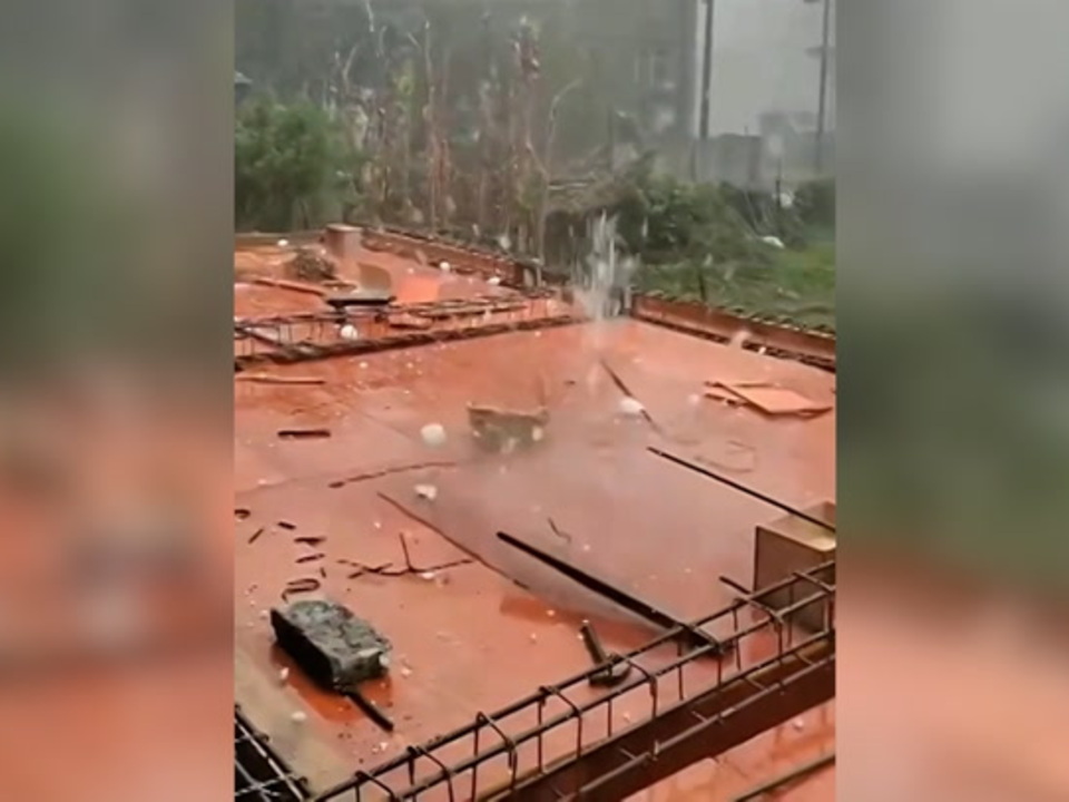Faustgroßer Hagel VIDEO Südtirol News