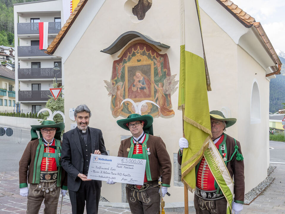 Maria-Hilf-Kapelle Mühlbach: Nach Generalsanierung strahlt sie wieder!