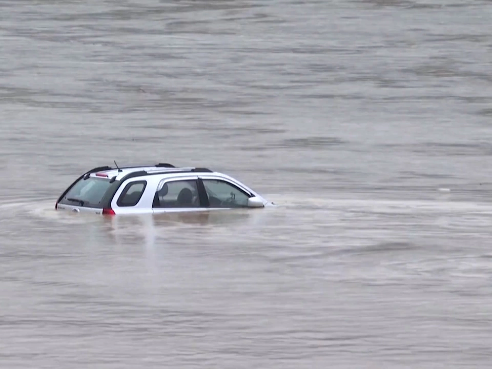 Land unter in Südkorea