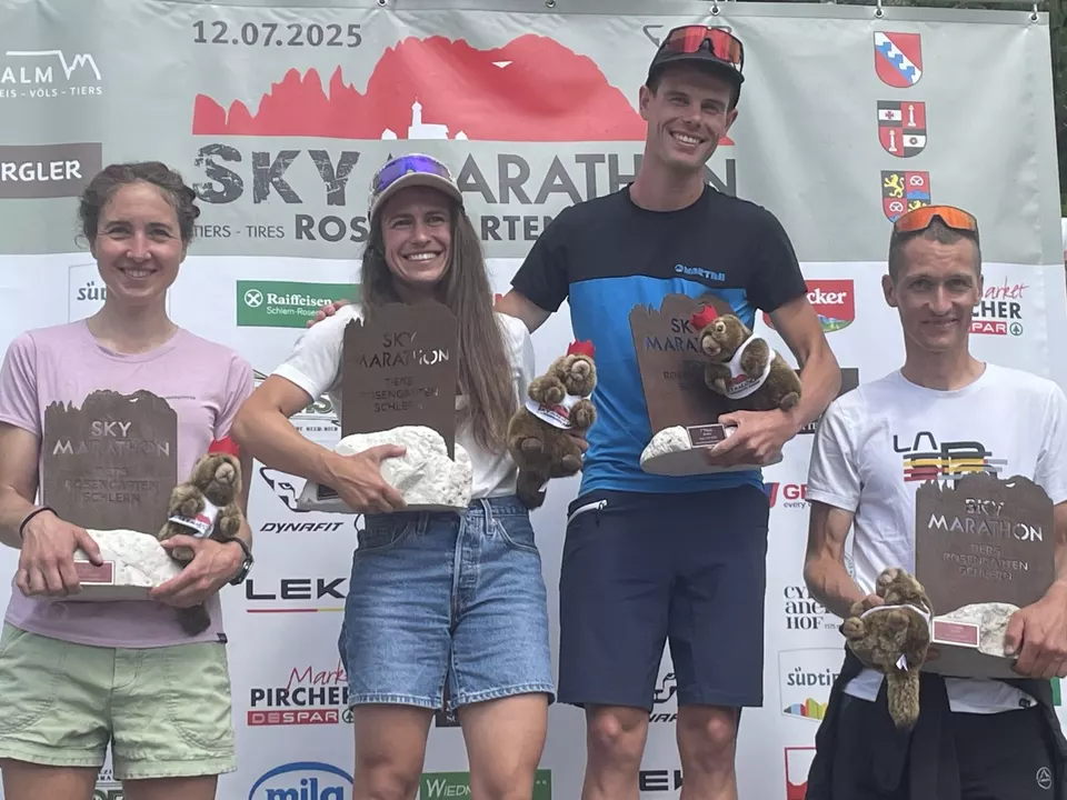 Rosengarten Schlern Skymarathon: Siege für Reiterer und Salton