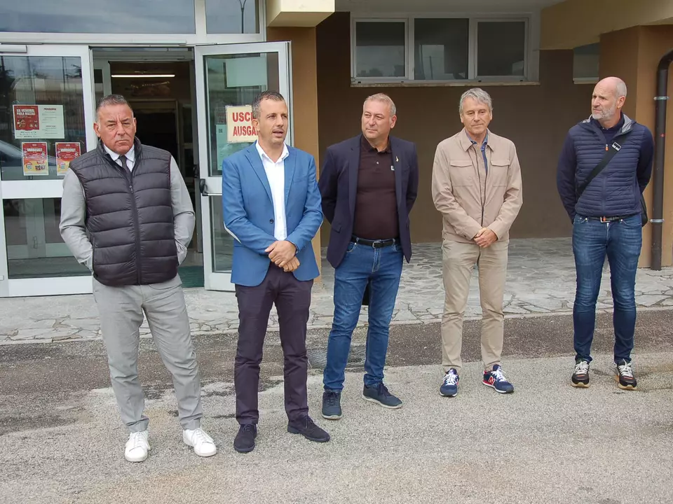 Stephan Konder, Marco Caruso, il Cons. com. Roberto Selle, Sergio Berantelli e Georg Gschliesser