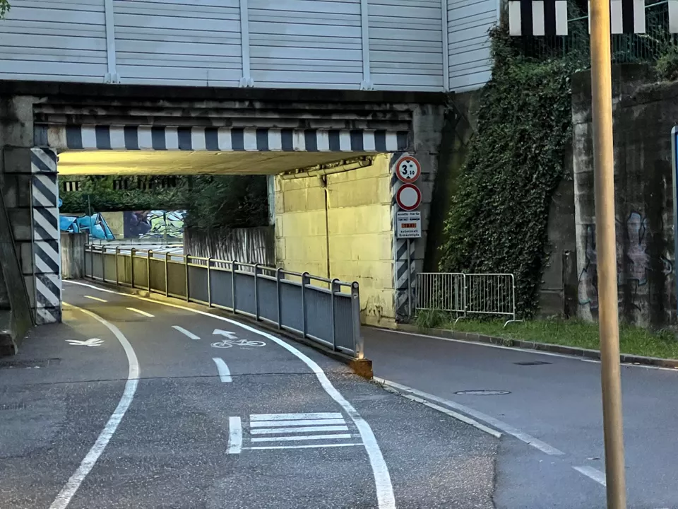 Unterführung Trientstraße Gertraudweg Bozen