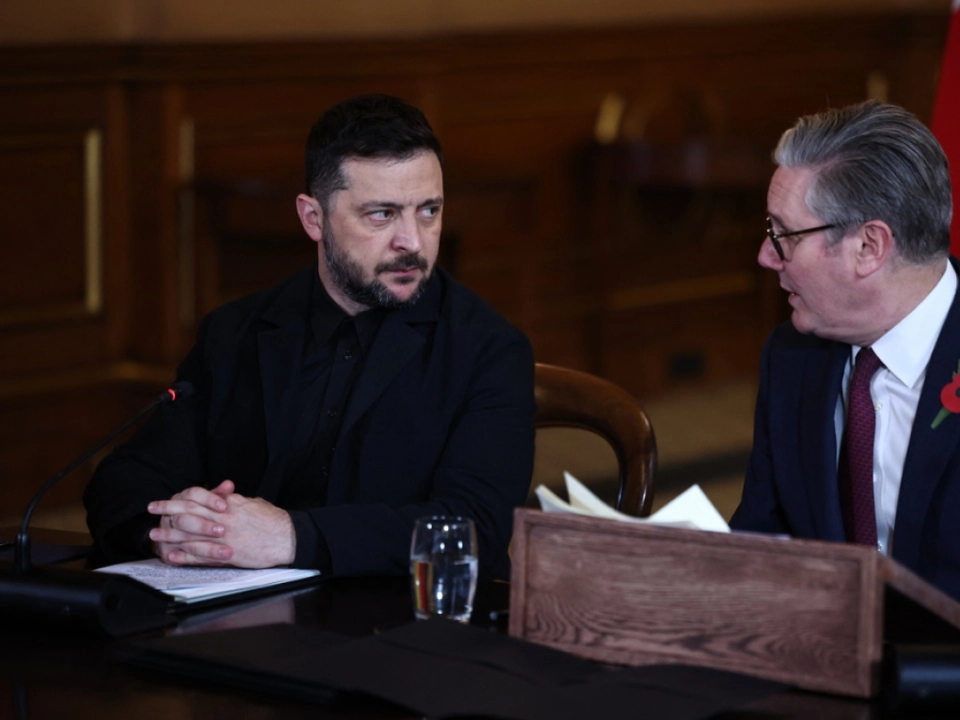 Selenskyj bei Starmer in London