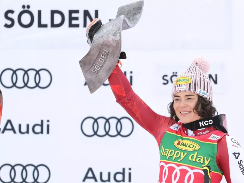 Sölden-Siegerin Julia Scheib