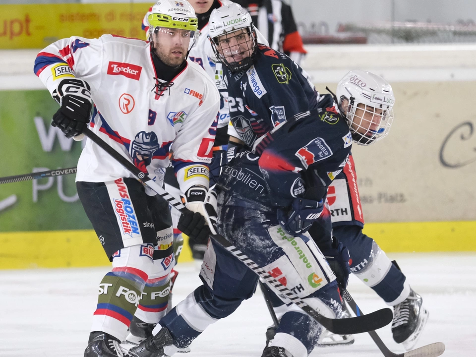Rittner Buam SkyAlps schlagen die Unterland Cavaliers in der Overtime