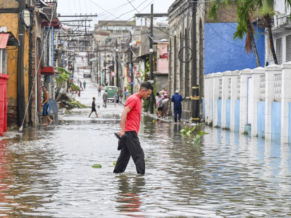 Überschwemmungen und Schäden nach Hurrikan in Kuba
