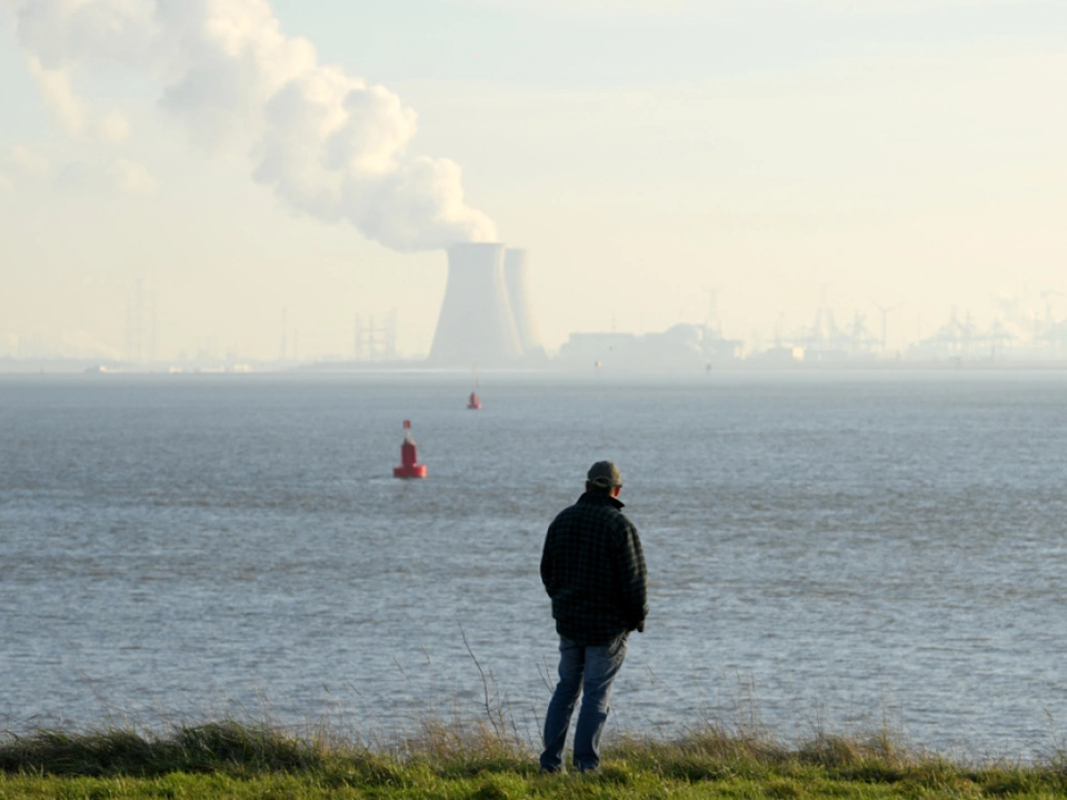 Das AKW Doel in Belgien