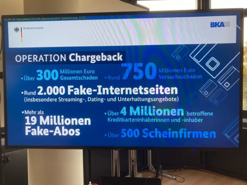 Das deutsche Bundeskriminalamt gab Details zu der Operation bekannt