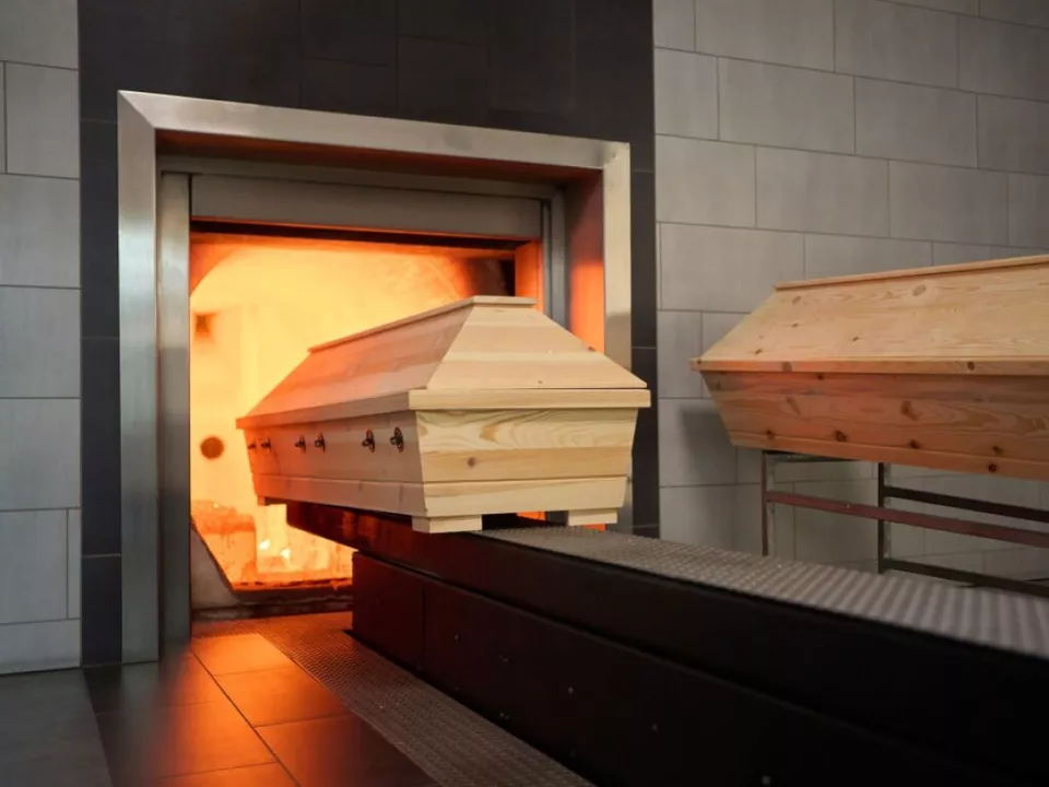 Die Einäscherung war schon vorbereitet