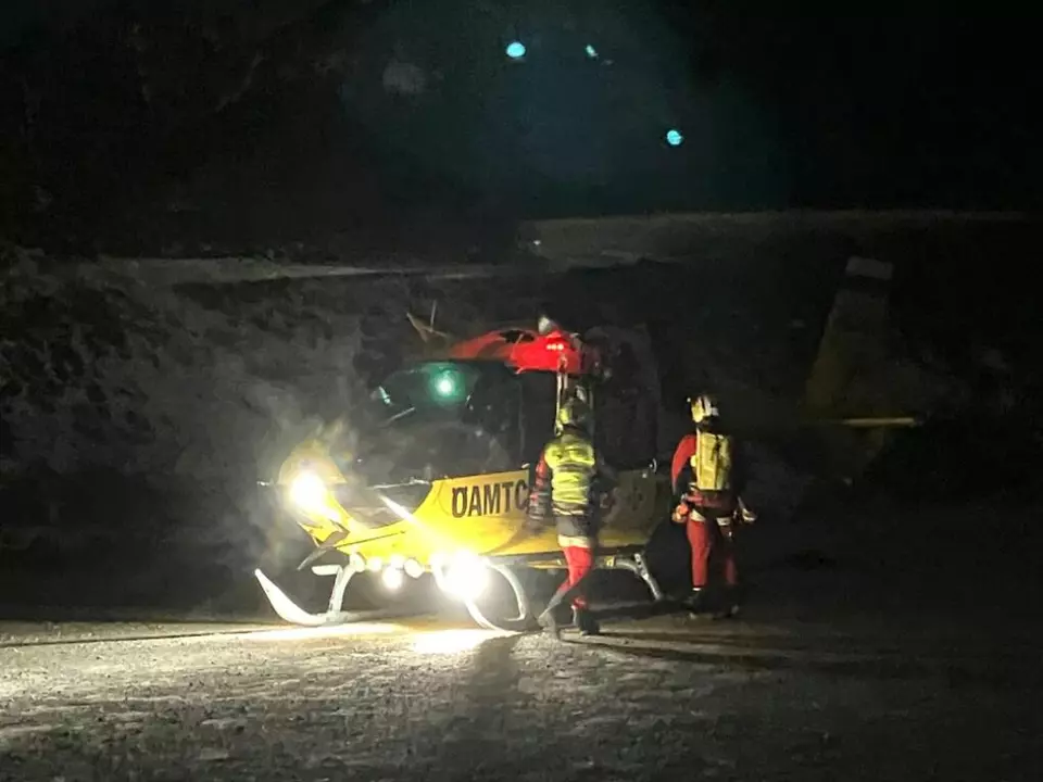 Die Wanderer wurden vom Notarzthubschrauber Christophorus 14 geborgen