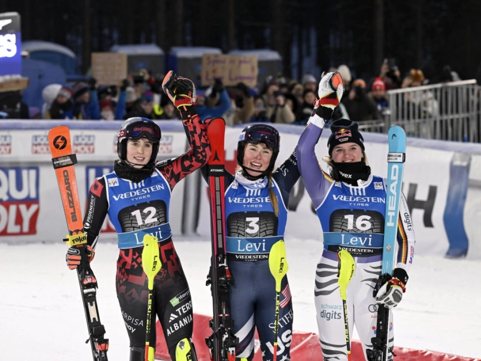 Levi-Podest mit Shiffrin als Siegerin