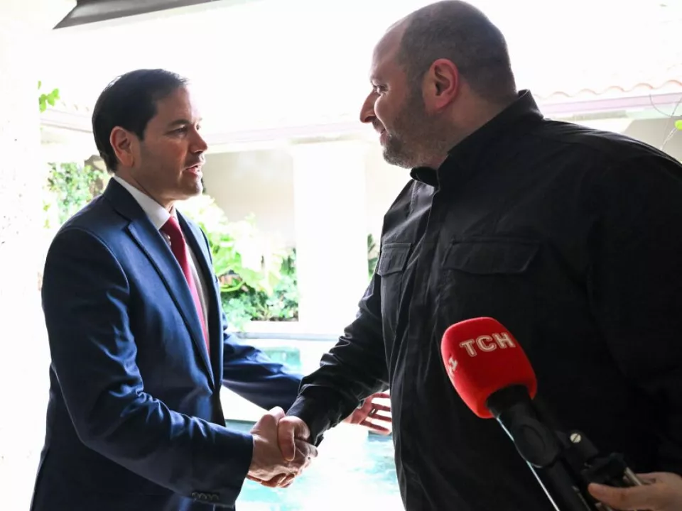 Marco Rubio und Rustem Umjerow in Florida