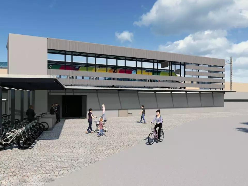 Zughaltestelle St. Jakob: Schwierigste Bauphase abgeschlossen