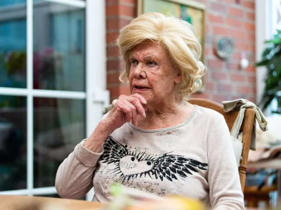 Viele kennen die 94-Jährige aus dem RTL-\