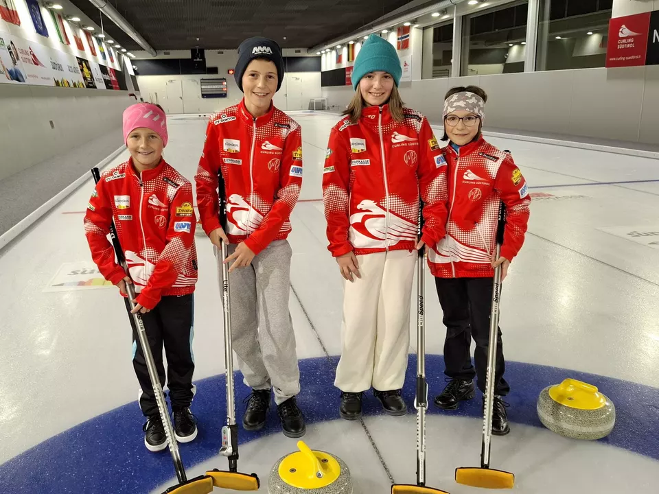 Die Anfänger „esordienti“ des ASC Curling Südtirol