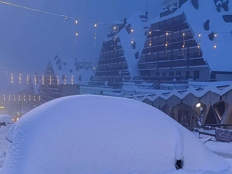 Wintermärchen im Piemont: 80 Zentimeter Neuschnee über Nacht