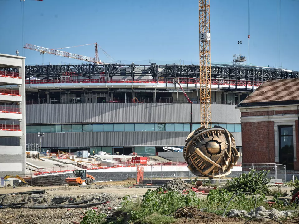 Mailand hockeystadion bau olympia