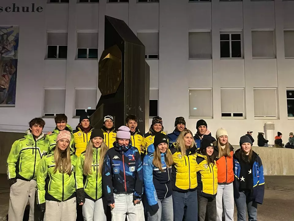 Die Südtiroler Athleten beim ARGE ALP Ski Alpin in Fulpmes