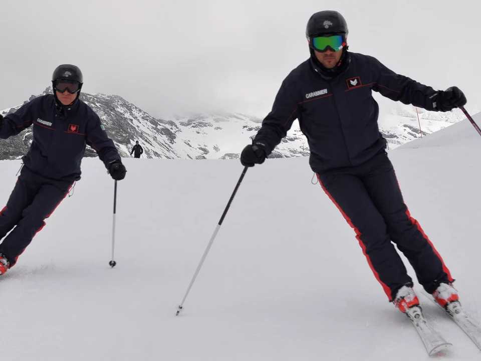 Skieinheit der Carabinieri