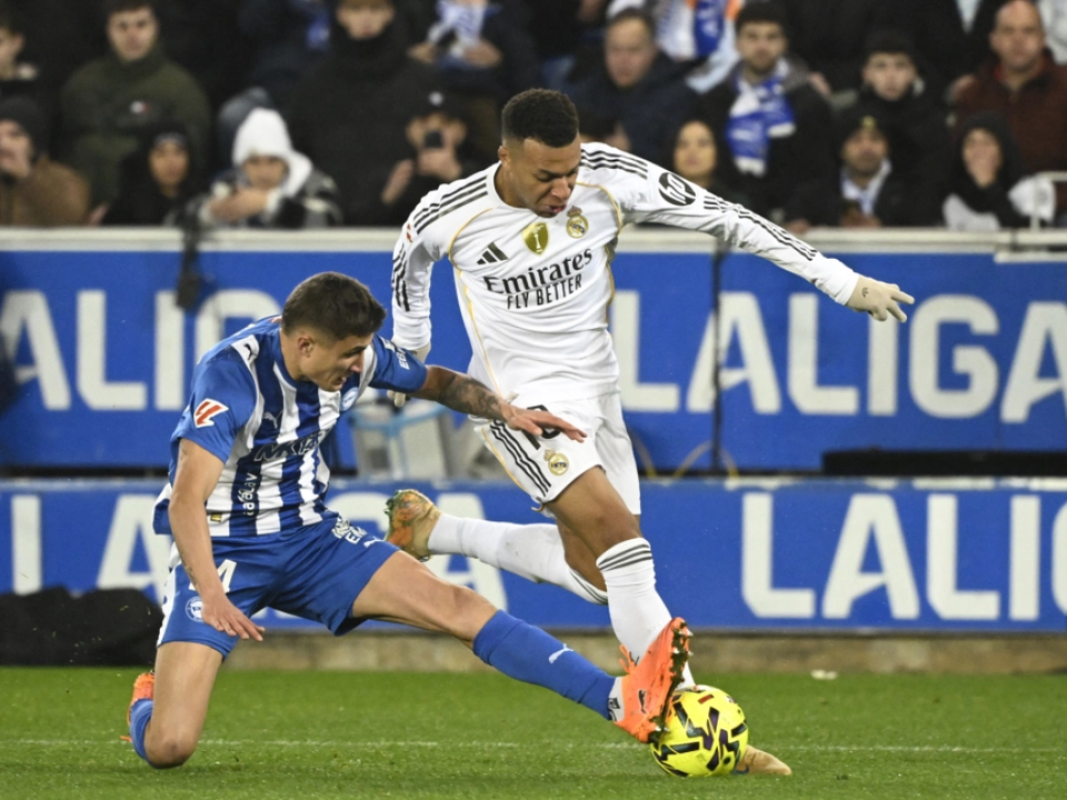 Real-Star Mbappe traf auch gegen Alaves