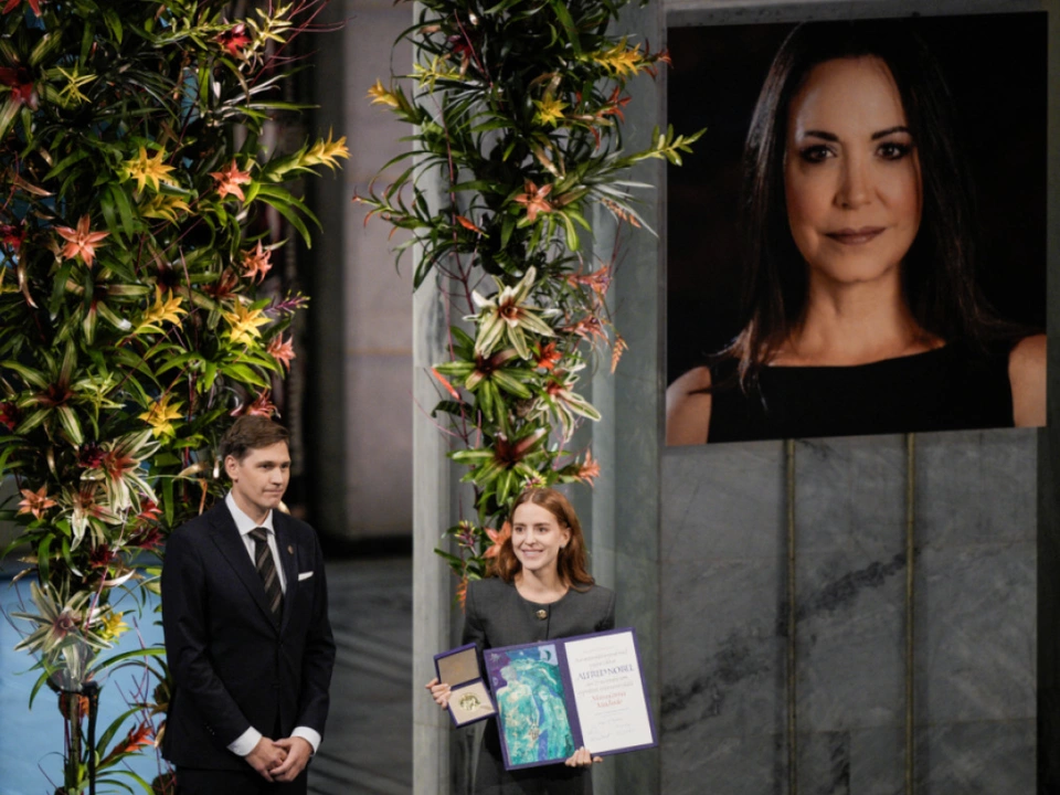 Tochter übernahm Auszeichnung für Oppositionsführerin