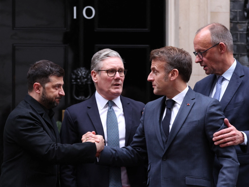 Treffen Selenskyj, Starmer, Macron und Merz in London