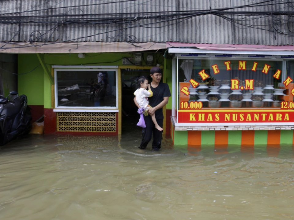 Zahlreiche Häuser wurden überflutet