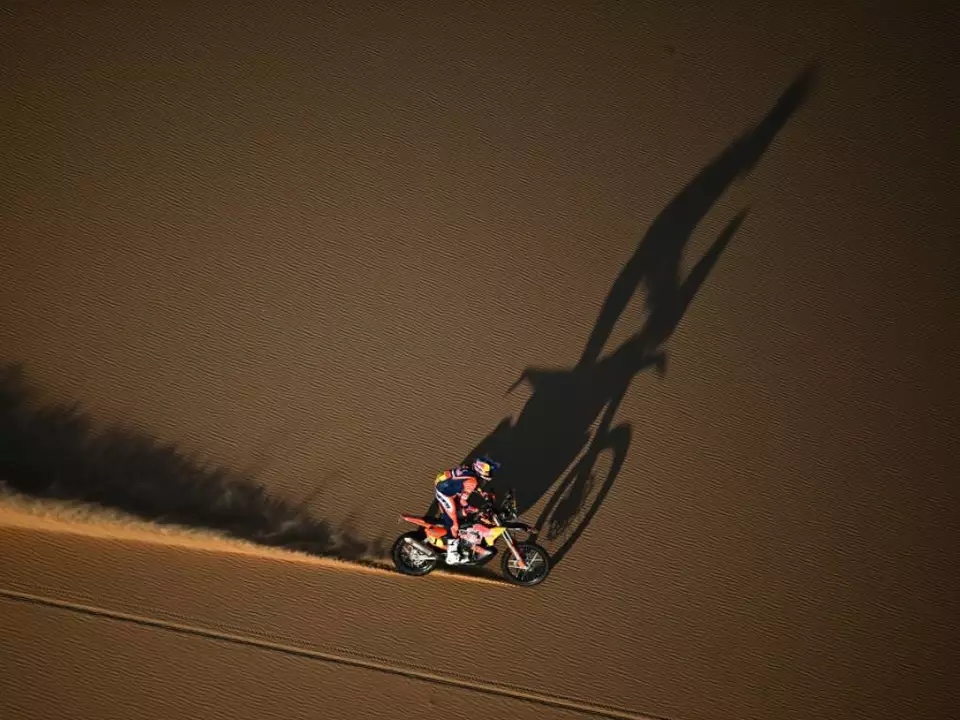 KTM-Pilot Daniel Sanders holte sich die Führung zurück