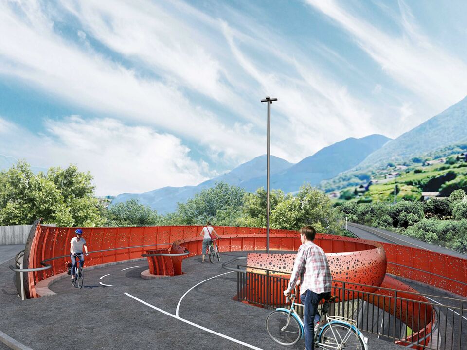 Baubeginn-am-Kreisverkehr-Marlinger-Br-cke-zur-Optimierung-der-Radwege