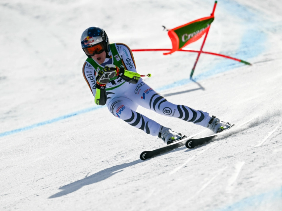 Aicher auf dem Weg zum Sieg in Soldeu