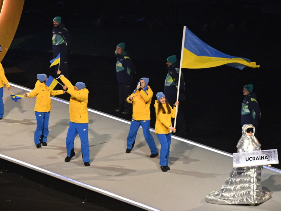Empörung in Kiew – Russin trug Ukraine-Schild bei Olympia