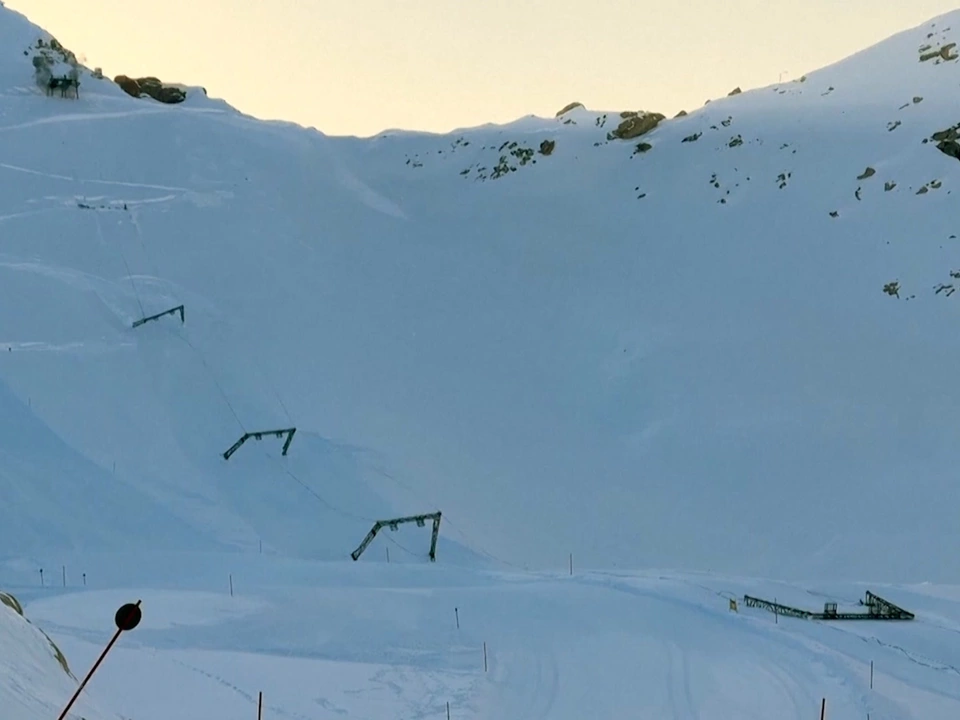 Deutschlands letzter Gletscherskilift gesprengt