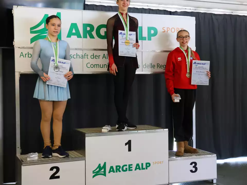 Arge Alp Eiskunstlauf: Südtirol auf Platz vier in Dornbirn