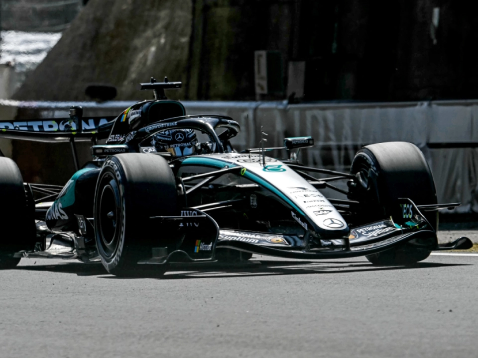 Russell im Training schnell