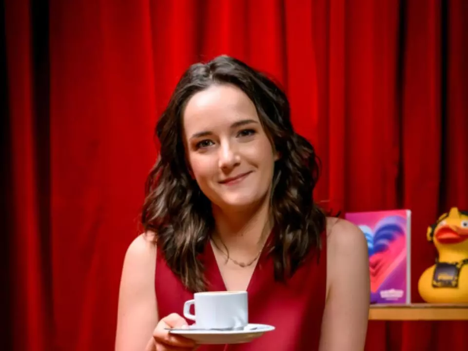 Emily Busvine hat den Kaffee schon parat