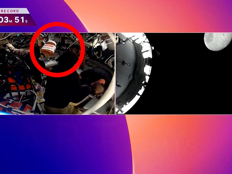 Von wegen Astronautenfutter: Nutella-Glas schwebt durchs Bild – VIDEO