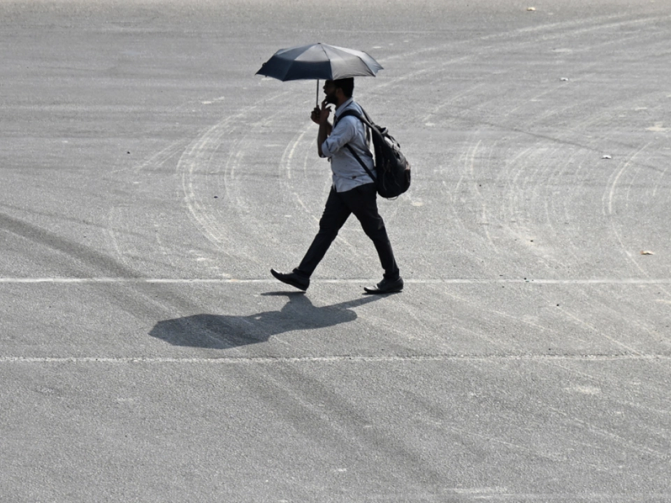 Brütende Hitze nicht nur in Europa, sondern wie hier auch in Indien