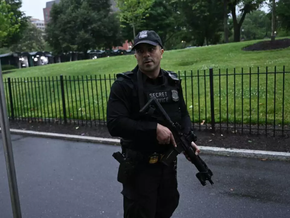 Ein bewaffneter Secret-Service-Agent