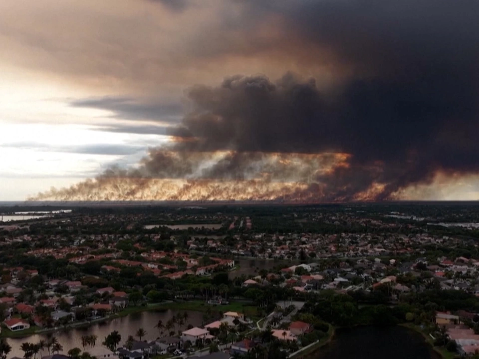 Florida: Riesiger Buschbrand in den Everglades