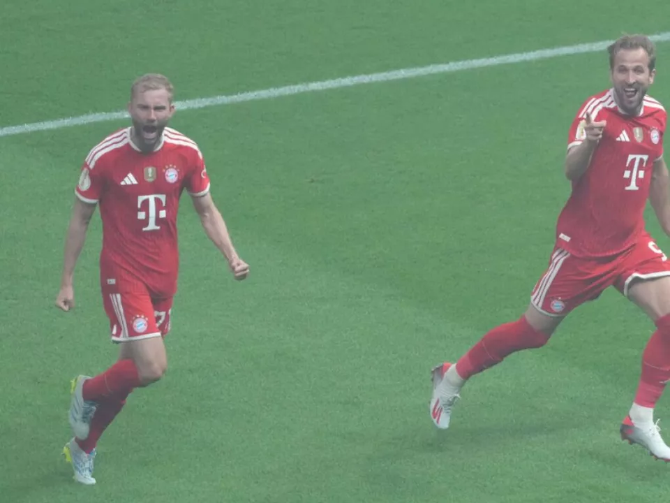 Laimer und Kane jubelten über Bayerns DFB-Pokalsieg