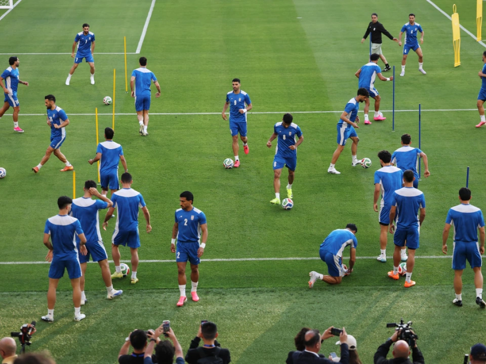 Erstes Training von Iran in den USA