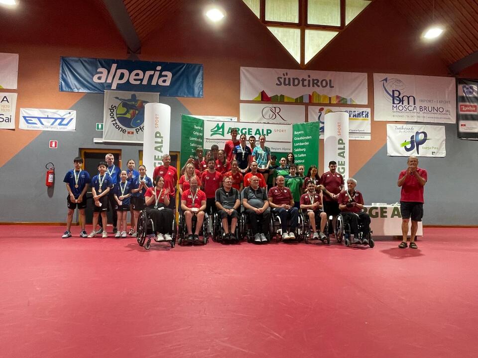Arge Alp: Südtirol Gastgeberland für Tischtennis-Turnier – Südtirol News